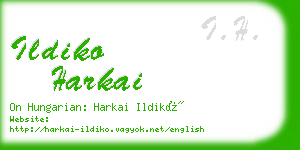 ildiko harkai business card